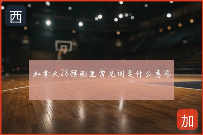 加拿大28预测里常见词是什么意思